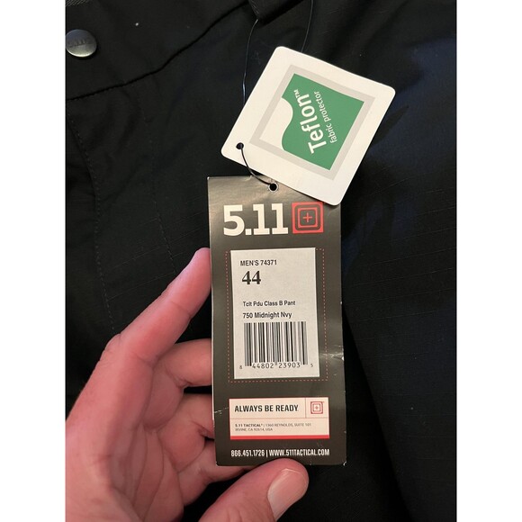 5.11 Tactical Pants Mens 44 Midnight Navy B-Class PDU Taclite Ripstop Cargo New - Picture 8 of 11